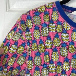 Men's Chubbies Pineapple Waffleknit Thermal Shirt Size Medium